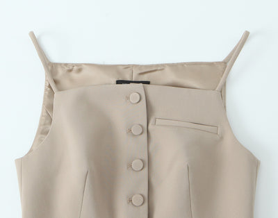 Blusa Elegante Ajustada con Tirantes - Estilo Europeo y Francés - Image 11