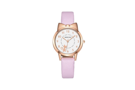 Reloj de Pulsera con Diseño de Gatita Adorable y Moño - Image 18