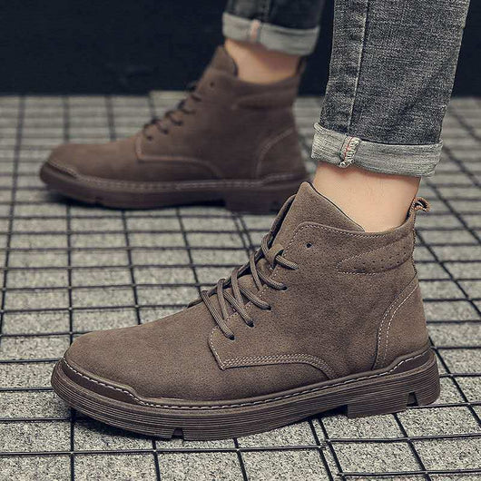 Botas de Trabajo Tipo Militar para Hombre - Caña Alta Reforzada - Image 8