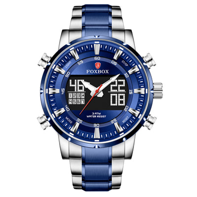 Reloj Deportivo Dual Display Multifuncional Resistente al Agua para Hombre - Image 3