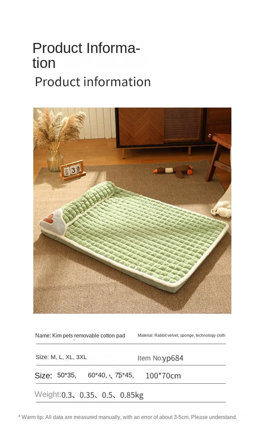 Cama Térmica para Perros Grandes - Colchoneta Desmontable y Lavable para Otoño e Invierno - Image 10