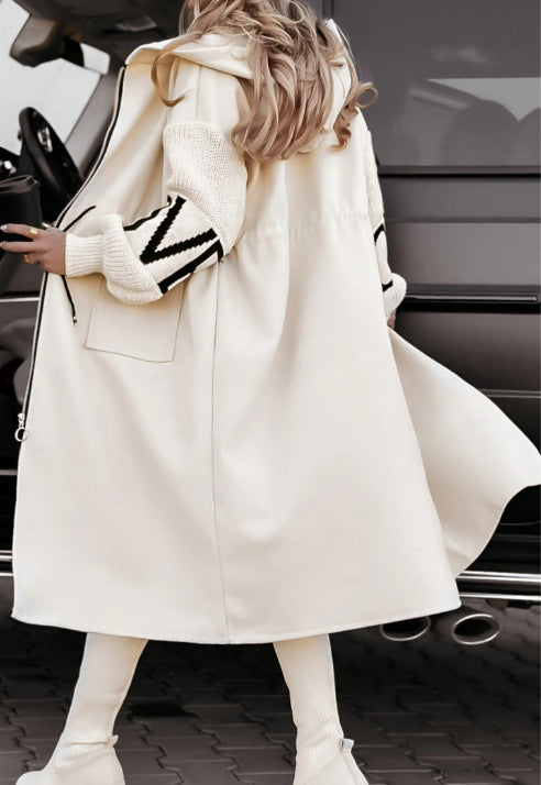 Abrigo Impermeable con Capucha y Bolsillos - Chamarra Larga para Otoño e Invierno - Image 17