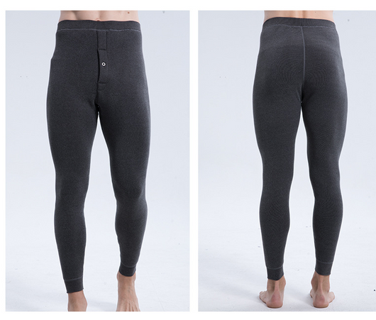 Pantalones Térmicos Cálidos de Cintura y Rodilla en Piel de Armiño - Image 3