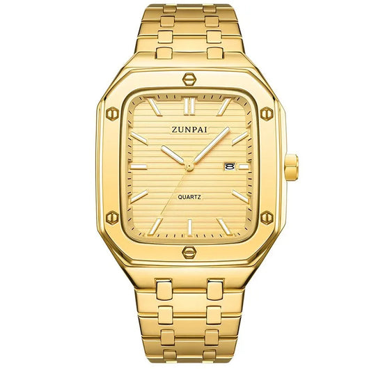 Reloj de Acero Inoxidable Cuadrado para Hombre - Diseño Moderno - Image 6