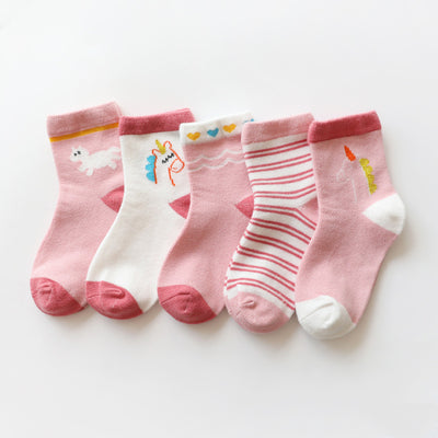 Calcetines de Algodón con Diseños de Animales Divertidos para Niños y Niñas - Image 6