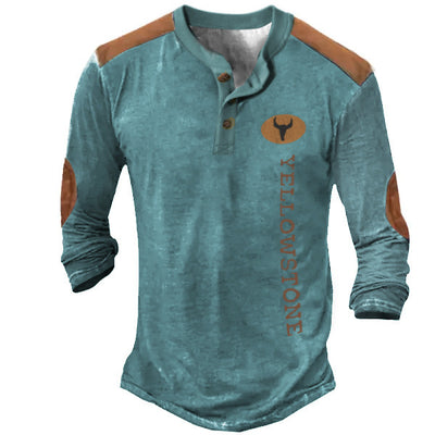 Playera Henley Clásica para Hombre - Diseño Liso y Versátil - Image 11