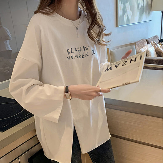 Playera Larga con Aberturas Laterales para Mujer - Image 7