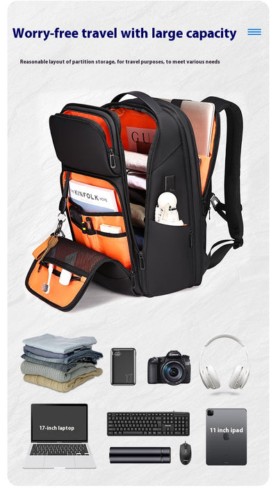 Mochila Ejecutiva de Gran Capacidad Multifuncional para Negocios - Image 14