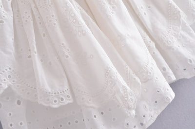 Vestido Largo con Bordados Manga Larga para Mujer - Image 22