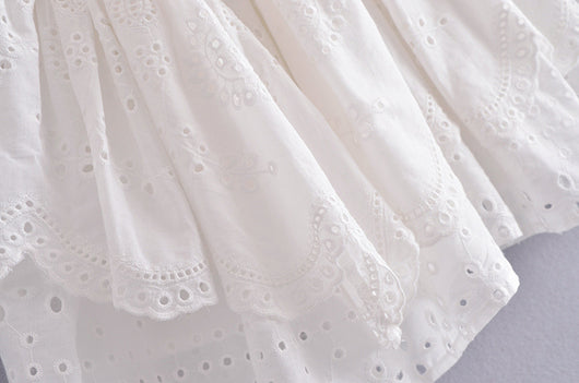 Vestido Largo con Bordados Manga Larga para Mujer - Image 22