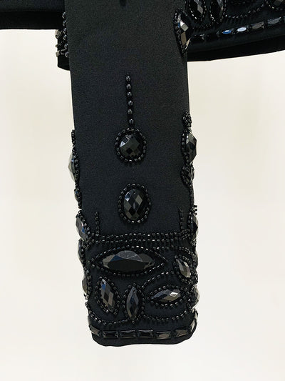 Conjunto de Vestido Corto Elegante con Incrustaciones de Diamantes - Dos Piezas - Image 20
