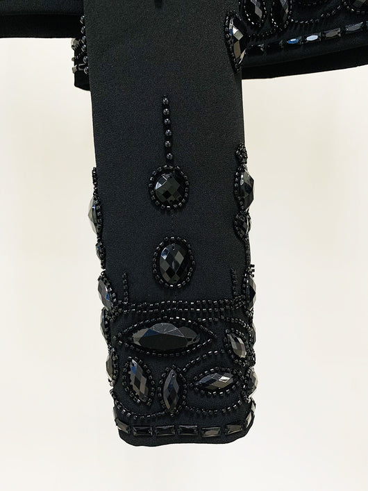 Conjunto de Vestido Corto Elegante con Incrustaciones de Diamantes - Dos Piezas - Image 20