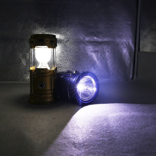 Lámpara Solar Portátil Multifunción para Camping, Emergencias y Puestos Comerciales - Image 19