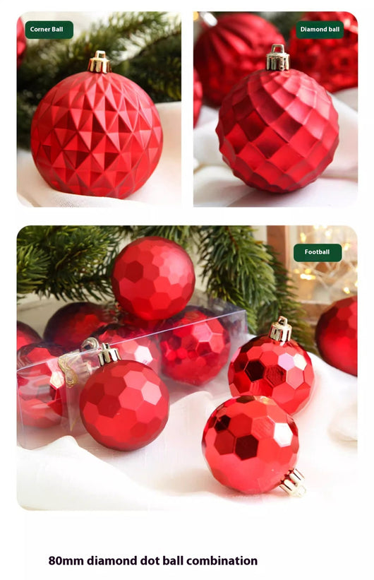 Bola de Navidad Roja Electrochapada - Adorno Colgante para Árbol - Image 48