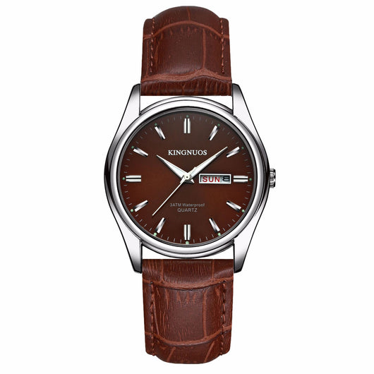 Reloj Dual Calendario para Hombre y Mujer Resistente al Agua Cuarzo Preciso - Image 41