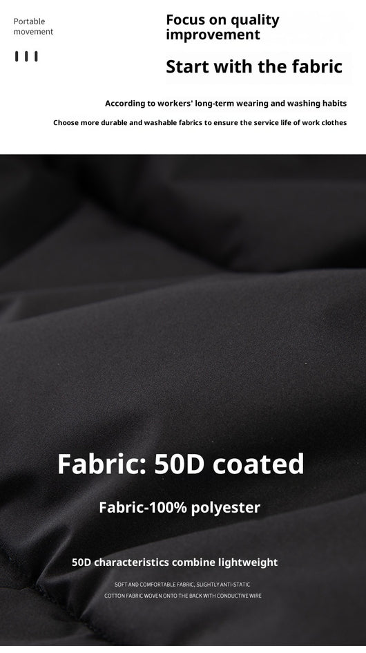 Chaleco de Trabajo Impermeable con Plumón y Algodón - Image 24