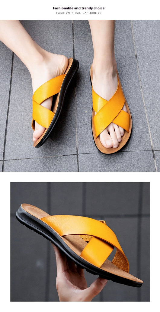 Sandalias Cómodas Extragrandes para Hombre - Calzado de Playa y Exterior - Image 27