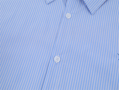 Playera Deportiva Hombre Rayas Verticales Transpirable Corte Holgado - Image 9