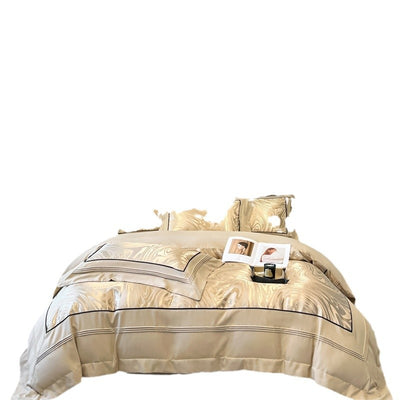 Juego de Cama Jacquard Lujo Premium de 4 Piezas - Image 4