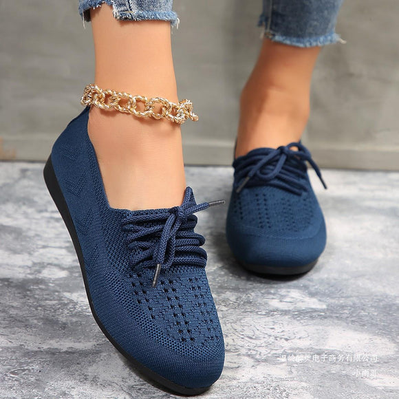 Zapatos Planos Cómodos con Malla Transpirable para Mujer