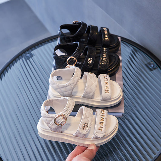 Sandalias Ligeras de Moda para Niñas con Suela Suave y Letras