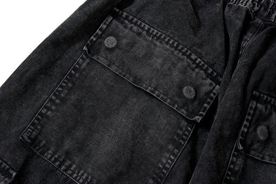 Pantalones Cargo Militares con Cierre y Cordón - Image 10