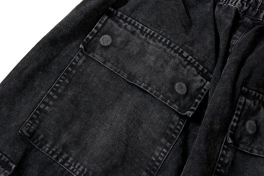 Pantalones Cargo Militares con Cierre y Cordón - Image 10