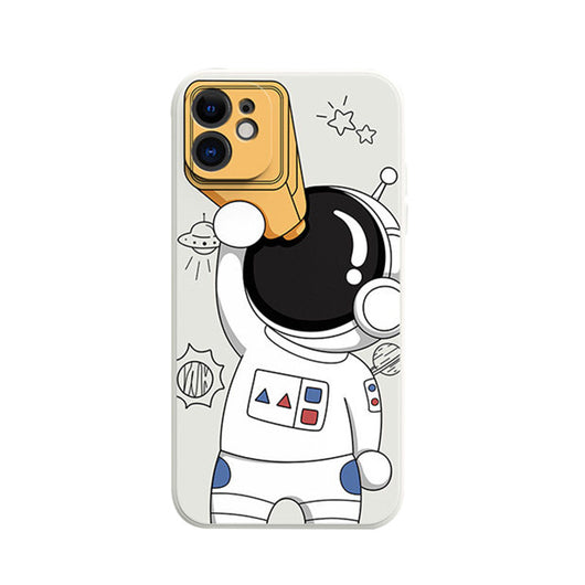 Funda para Celular Patrón Astronautas, Diseño Lateral Suave - Image 7