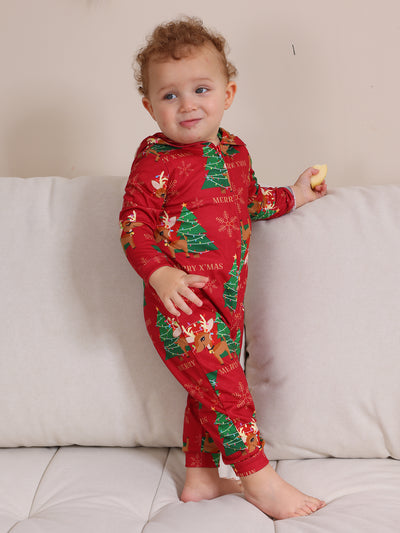 Conjunto Navideño Familiar de Pantalones Largos para Niños y Niñas - Image 56