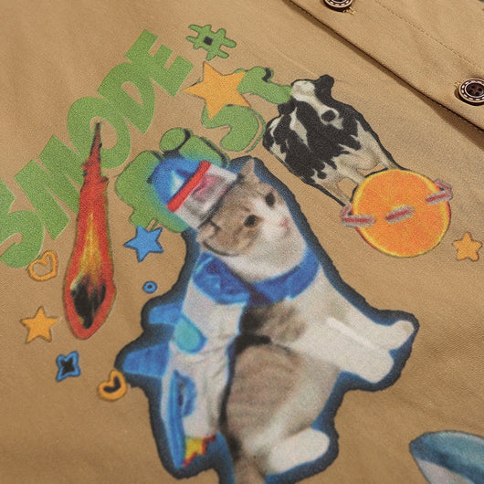 Camisa Casual de Manga Larga con Estampado Infantil - Image 4