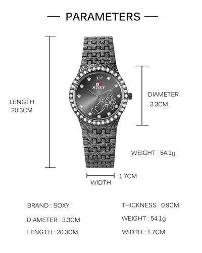 Reloj para Dama Casual con Diseño de Flores y Mariposas - Image 14