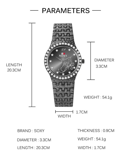 Reloj para Dama Casual con Diseño de Flores y Mariposas - Image 14