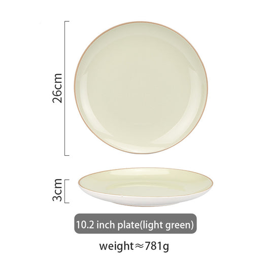 Plato para Carnes Nórdico Verde Oscuro - Vajilla Moderna - Image 5