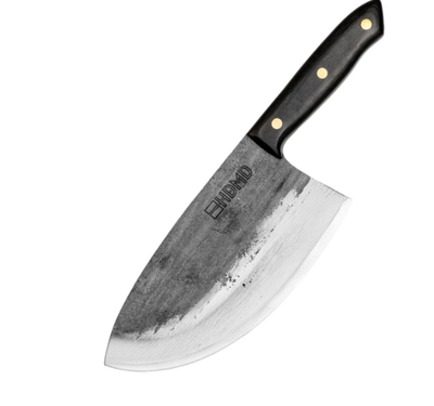 Cuchillo de Chef Forjado a Mano de Acero Alto Carbono