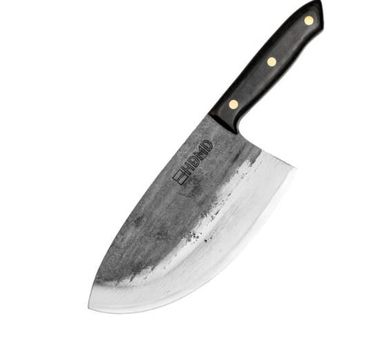 Cuchillo de Chef Forjado a Mano de Acero Alto Carbono