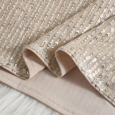 Vestido Lentejuelas Espalda Descubierta con Tirantes Ajustables - Image 15