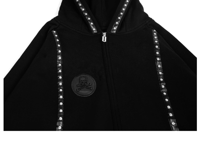 Capucha Punk con Cuernos de Demonio y Remaches Artesanales - Image 21
