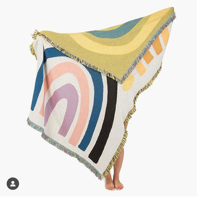 Tapiz Bohemio Arcoíris para Decoración del Hogar - Image 10