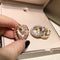 Brass Dorado Plated Micro Set Diamond Bracelet Ring Set Ring rose Dorado