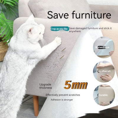 Almohadilla Rascadora Autoadhesiva para Gatos - Resistente y Duradera - Image 13