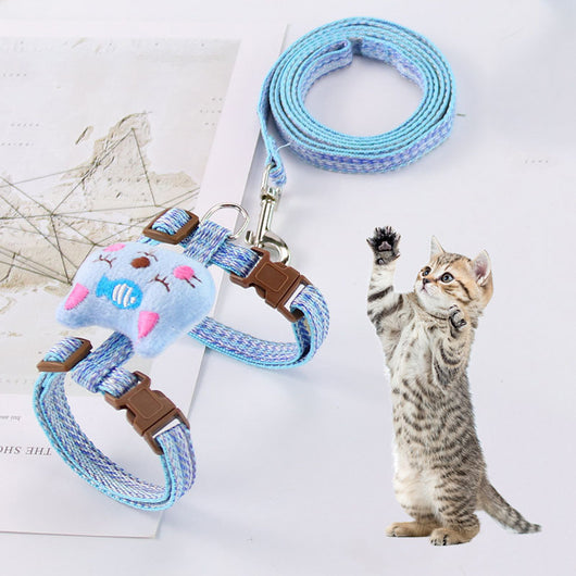 Arnés Pectoral Ajustable en I para Gatos - Paseos Seguros - Image 11