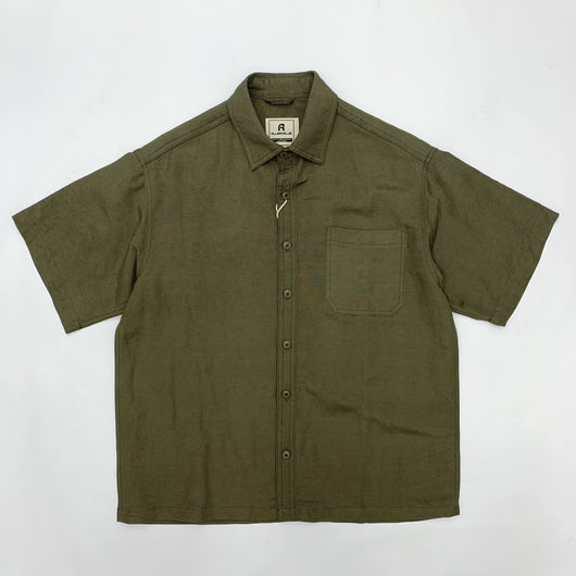 Camisa Retro Japonesa de Lino y Algodón de Manga Corta con Dobladillo Plano - Image 40