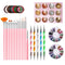 Set de 15 Fresas de Punta de Lápiz para Uñas de Colores