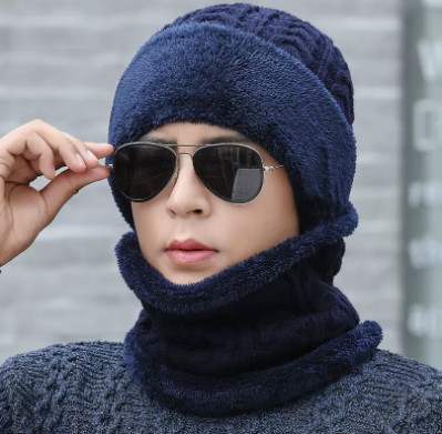 Gorro de Lana Grueso Tejido con Forro Polar para Hombre - Image 27