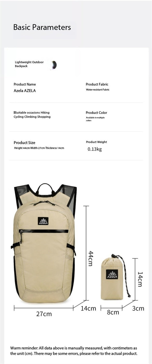Mochila Ligera Verde Lima AZELA, Daypack de Viaje para Exteriores con Múltiples Bolsillos, Correas de Malla Transpirable, Mochila Casual Duradera para Hombres y - Image 27