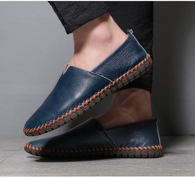 Mocasín de Cuero Gommino con Capas para Hombre - Image 13