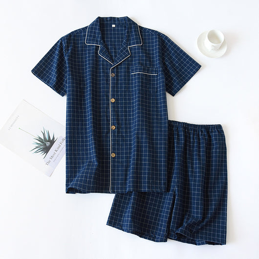 Conjunto de Pijama Camisón a Cuadros - Image 42