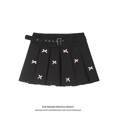 Falda Estilo Universitario con Moño Versátil para Mujer - Image 2