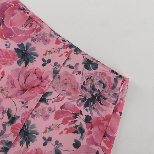 Conjunto de Dos Piezas: Blusa Elegante con Solapa y Falda Corta para Mujer - Image 25