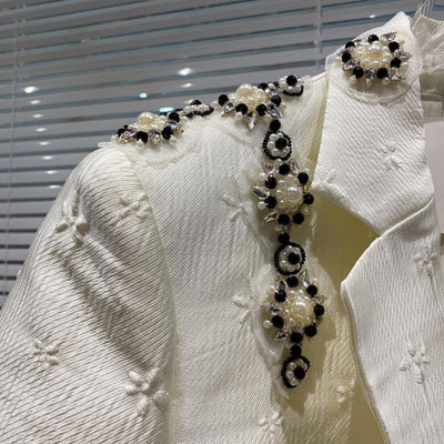 Blazer Corto Mujer con Cuentas Efecto Adelgazante - Image 5